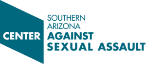 The logo and visual identity of the Southern Arizona Center Against Sexual Assault.